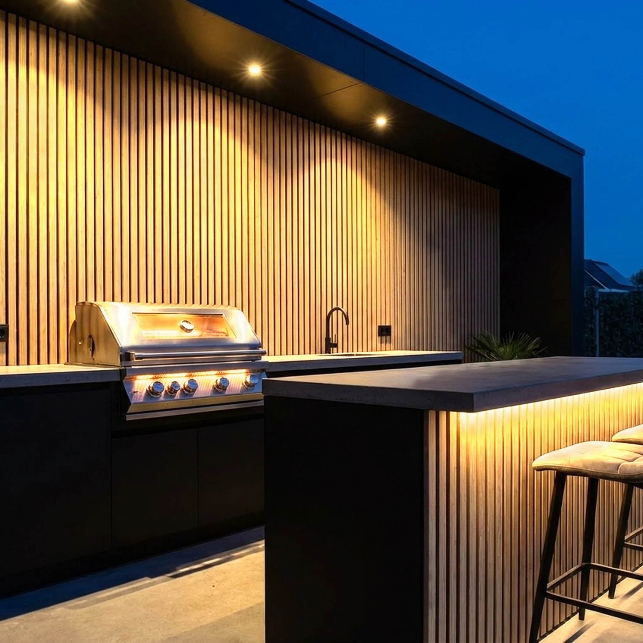 Exterior Wall Cladding Panel Birch 290CM | Garden | 3D Wood Grain - Image 6