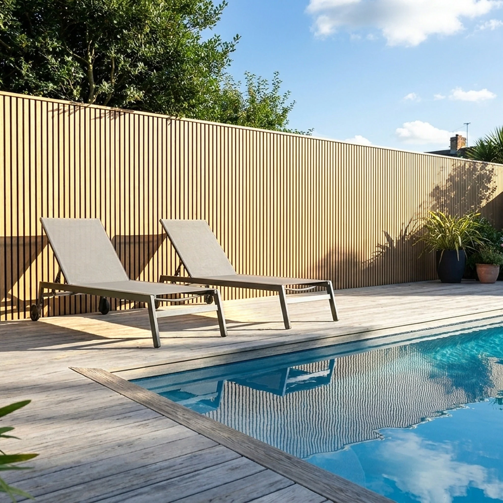 Exterior Wall Cladding Panel Birch 290CM | Garden | 3D Wood Grain - Image 8