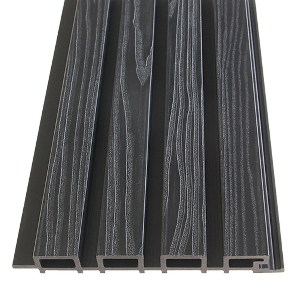 Exterior Wall Cladding Panel Black 290CM | Garden | 3D Wood Grain - Image 4