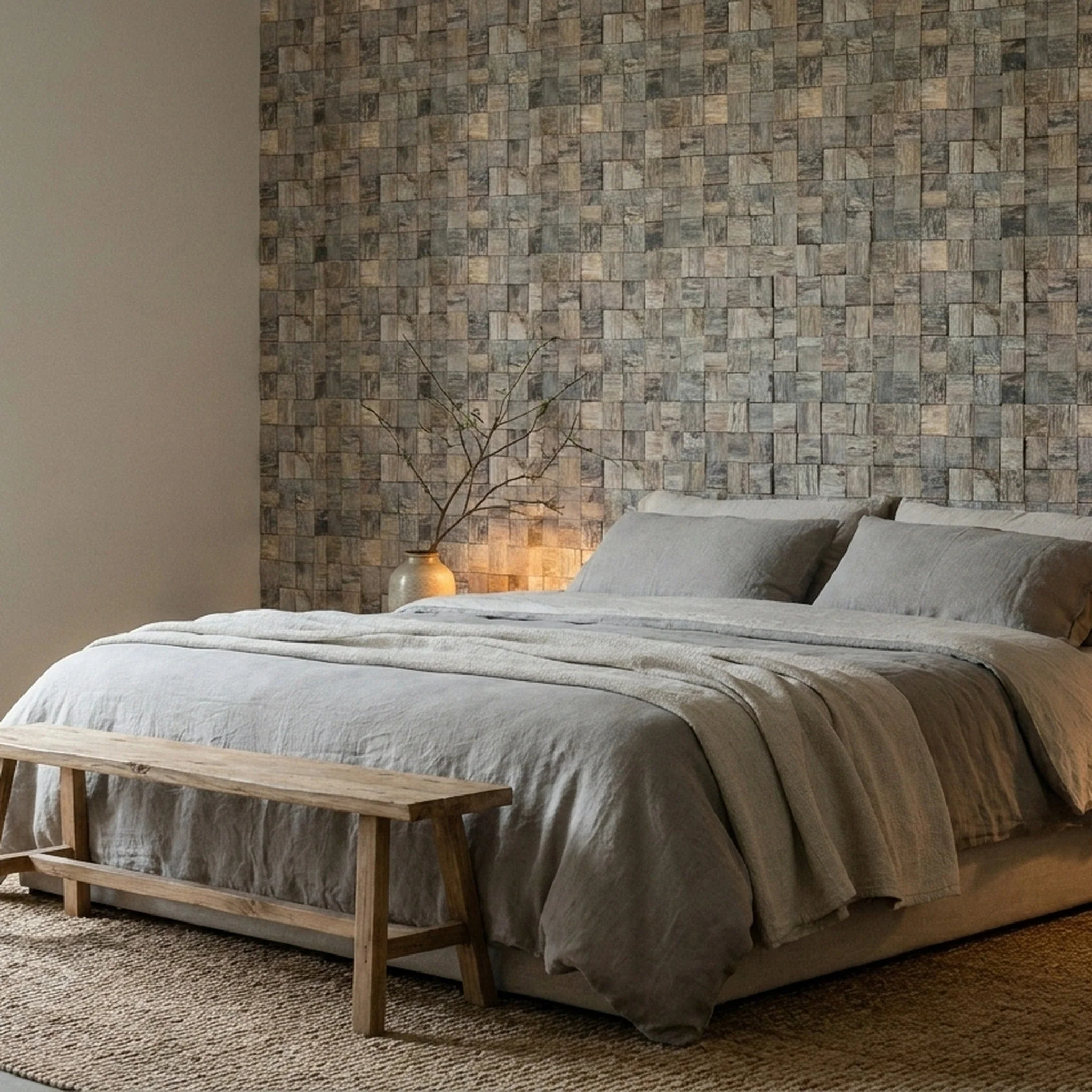 Marine 3D Wood Wall Panel | 30×30 cm | Real Wood - Image 5