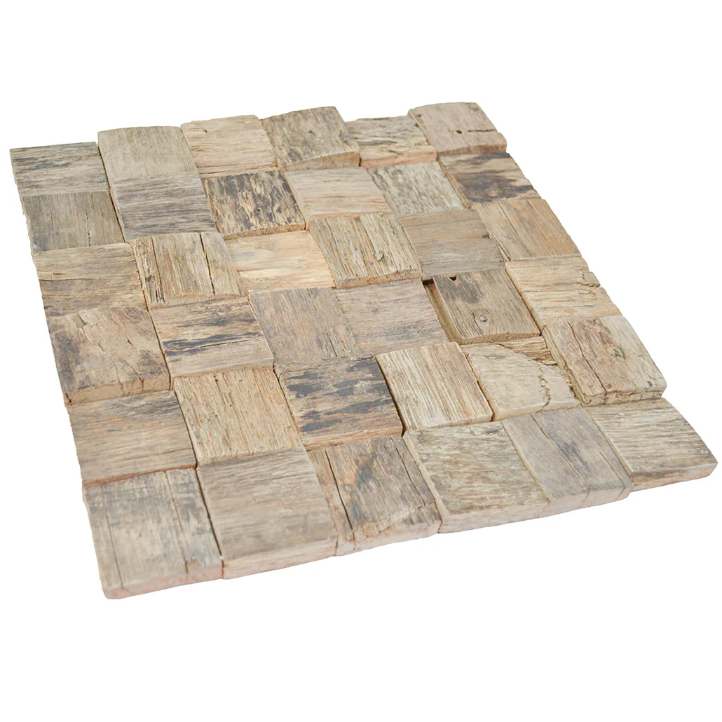 Marine 3D Wood Wall Panel | 30×30 cm | Real Wood - Image 6