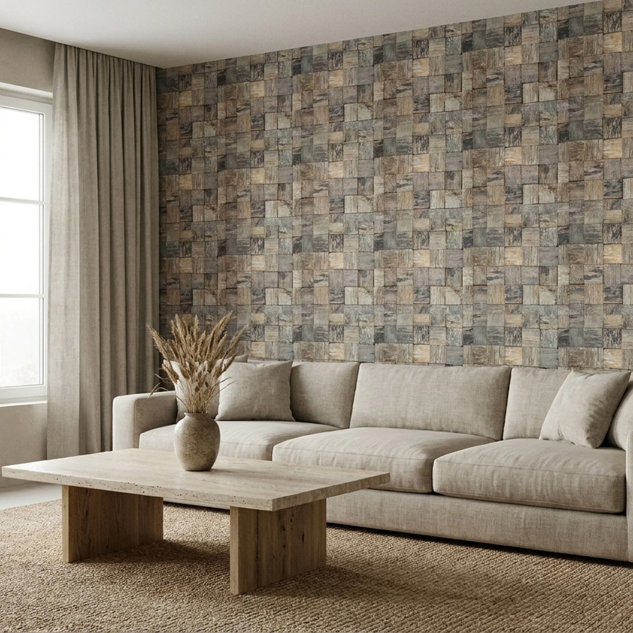 Marine 3D Wood Wall Panel | 30×30 cm | Real Wood - Image 7