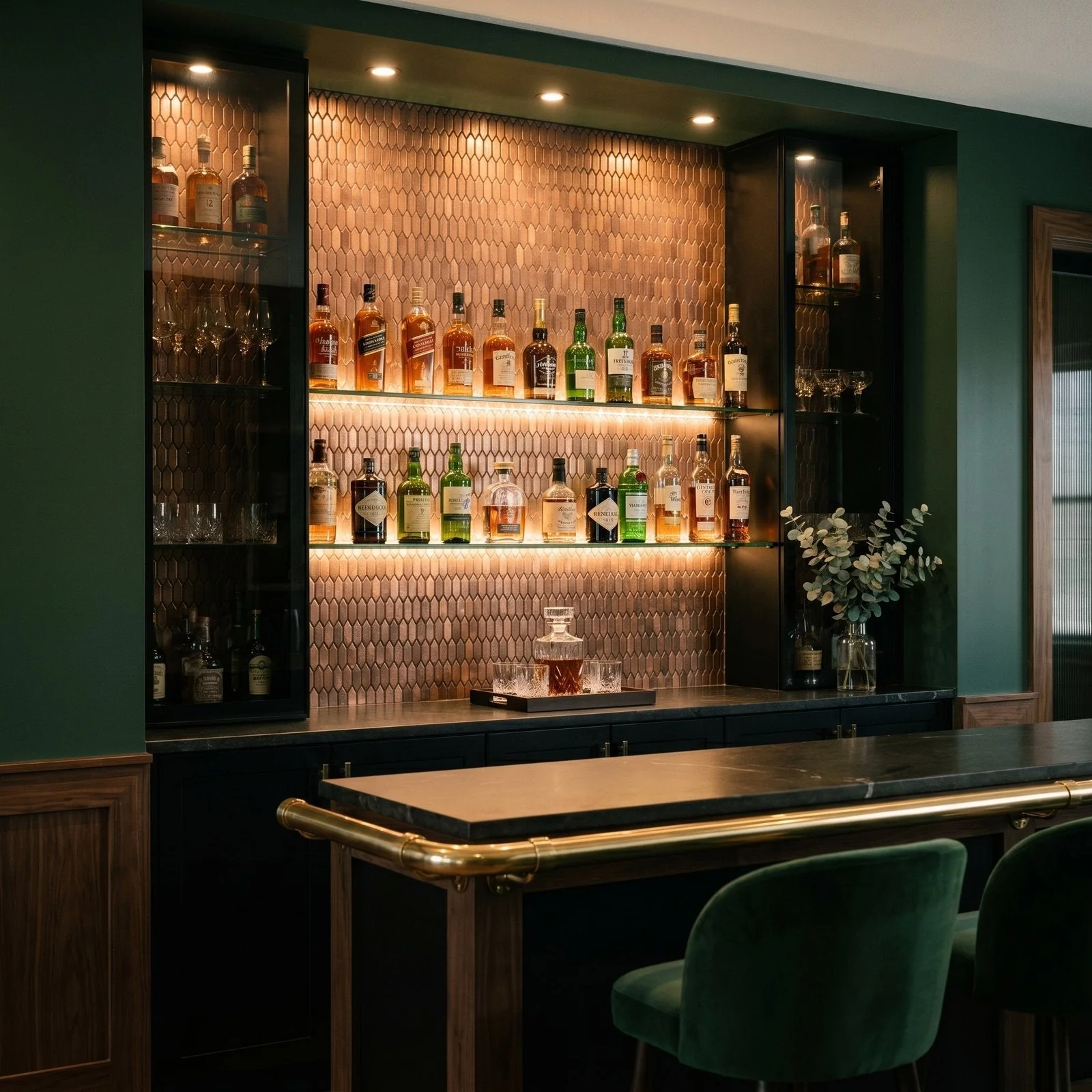 Picket 3D Dark Copper Peel & Stick Splashback | 31×30 cm | Self-Adhesive Mosaic Tile - Image 7