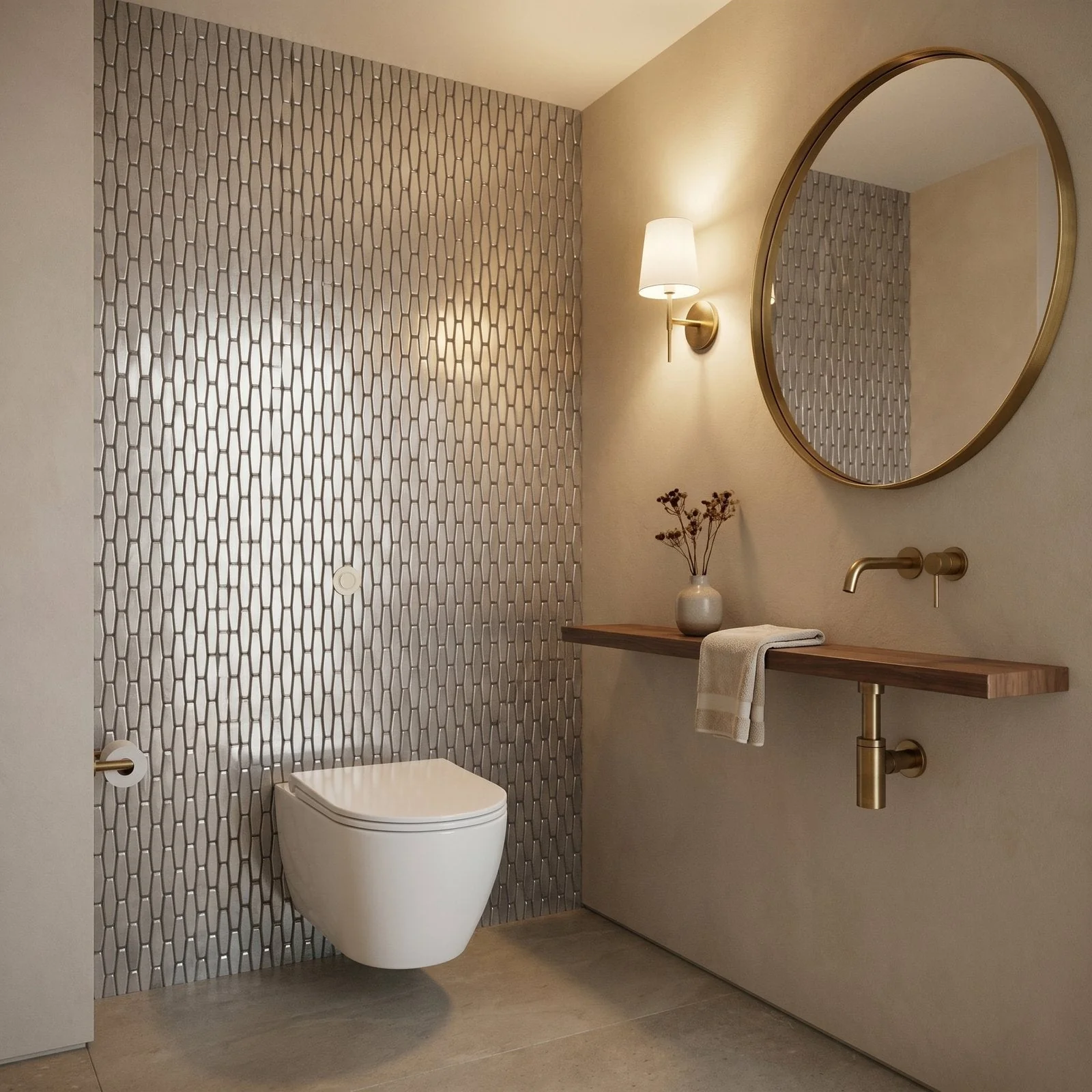 Picket 3D Gray Peel & Stick Splashback | 31×30 cm | Self-Adhesive Mosaic Tile - Image 5