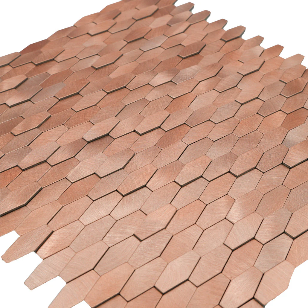 Picket 3D Salmon Peel & Stick Splashback | 31×30 cm | Self-Adhesive Mosaic Tile - Image 8