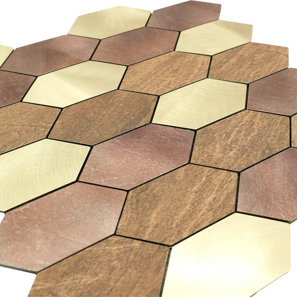 Picket Champagne Peel & Stick Splashback | 30×30 cm | Self-Adhesive Mosaic Tile - Image 8