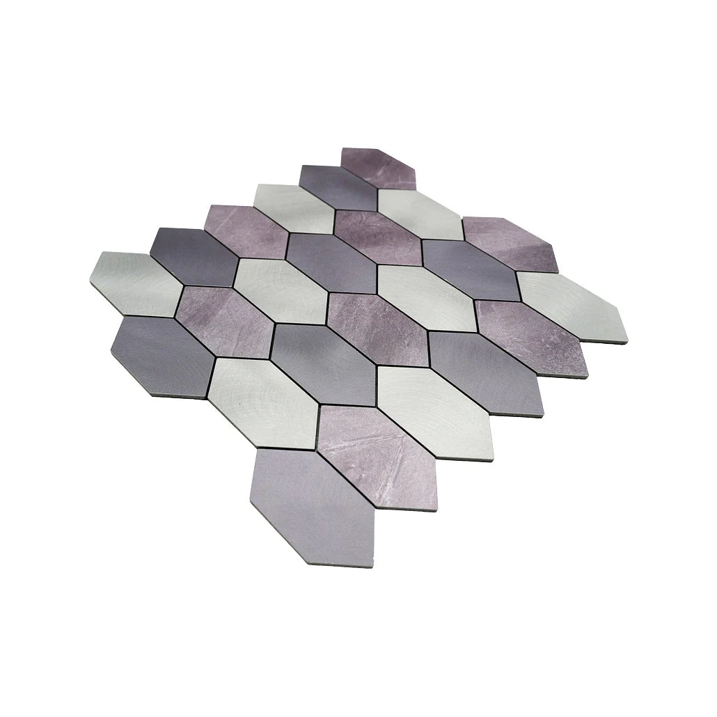 Picket Mauve Peel & Stick Splashback | 30×30 cm | Self-Adhesive Mosaic Tile - Image 6