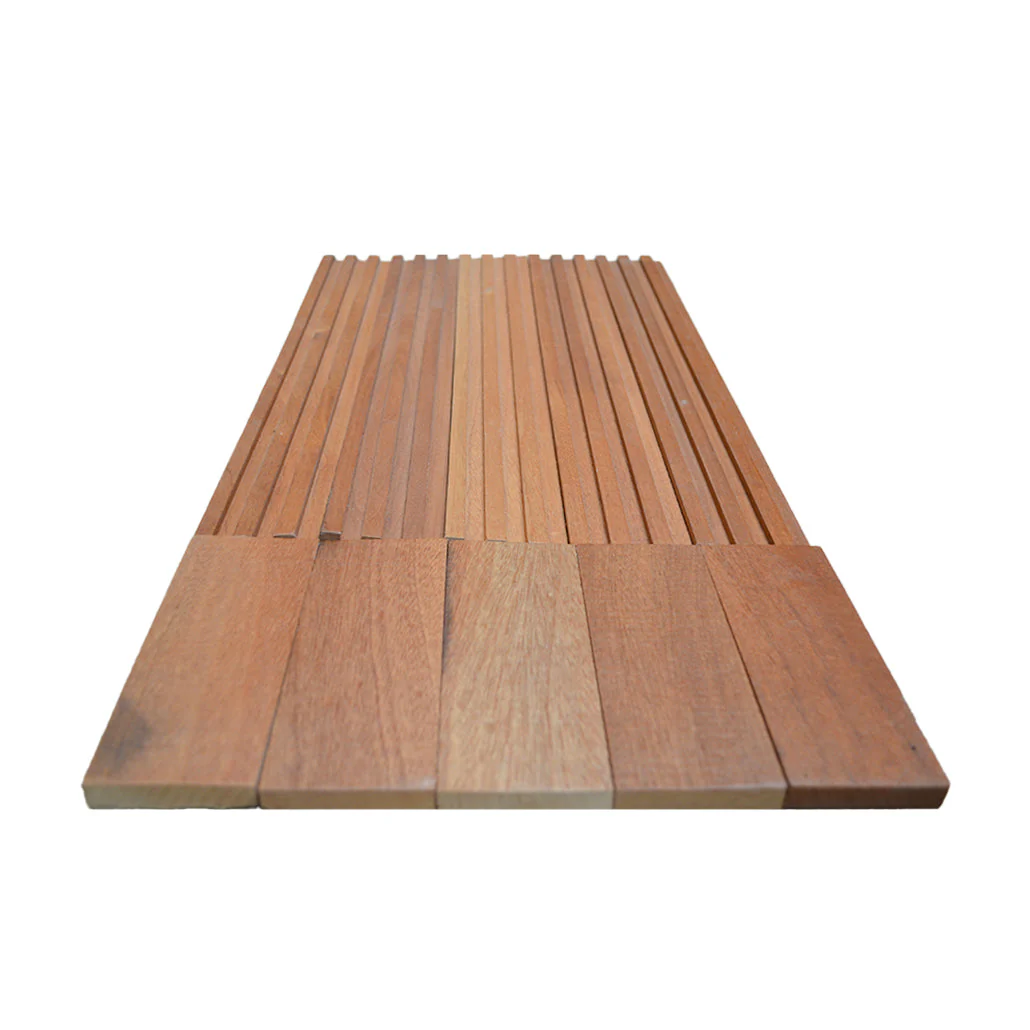 Silk Rosewood 3D Wood Wall Panel | 30×60 cm | Real Wood - Image 8