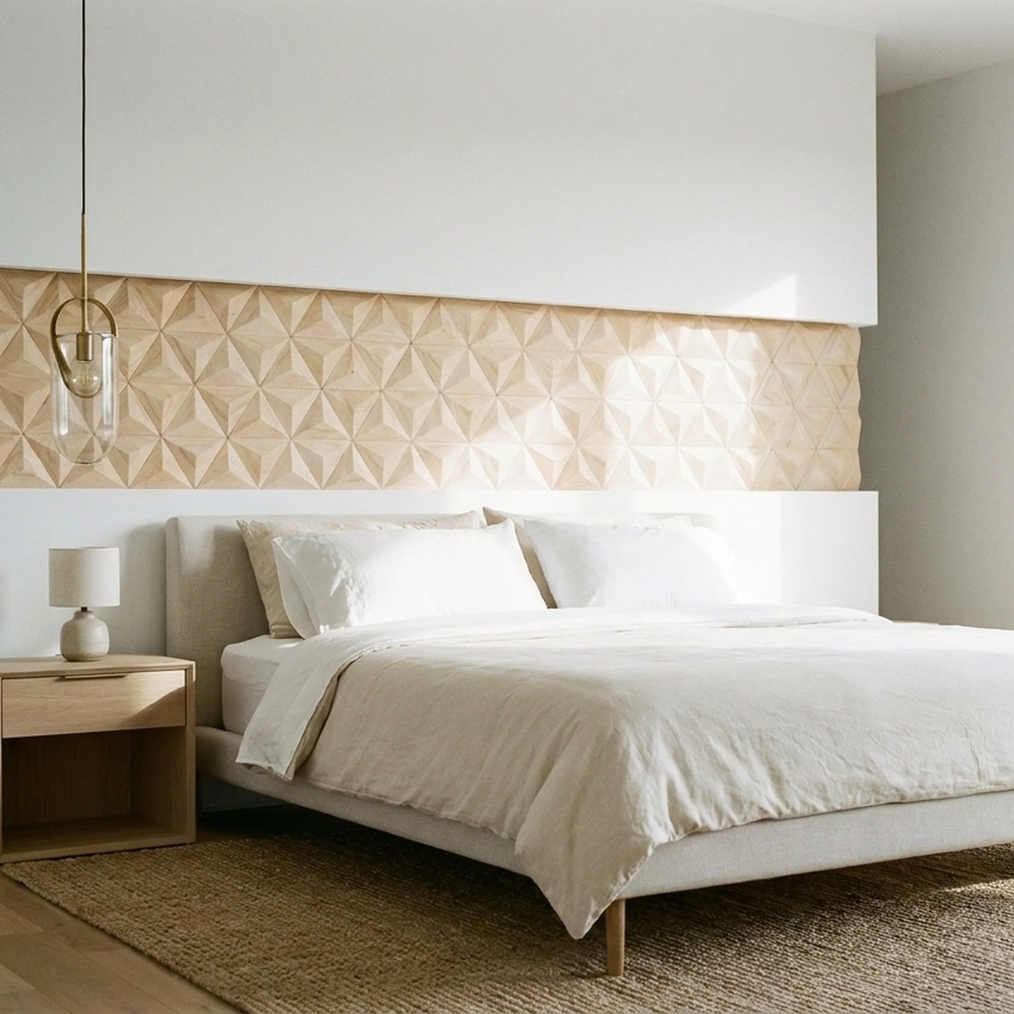 Spacious Rubber 3D Wood Wall Panel | 30×35 cm | Real Wood - Image 5