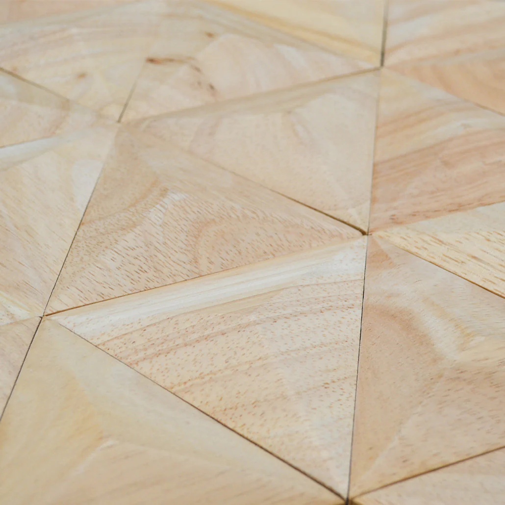 Spacious Rubber 3D Wood Wall Panel | 30×35 cm | Real Wood - Image 6
