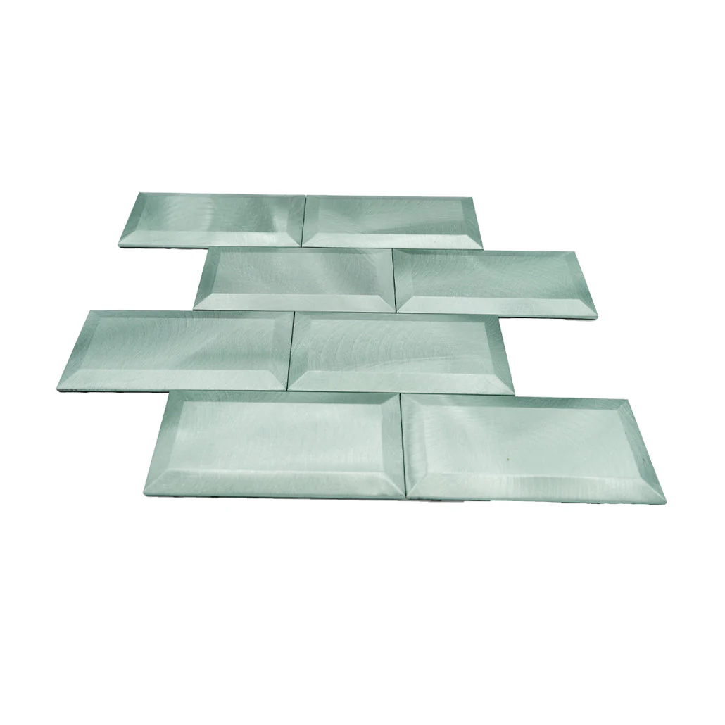 Subway 3D Pastel Green Peel & Stick Splashback | 30.5×30.5 cm | Self-Adhesive Mosaic Tile - Image 4