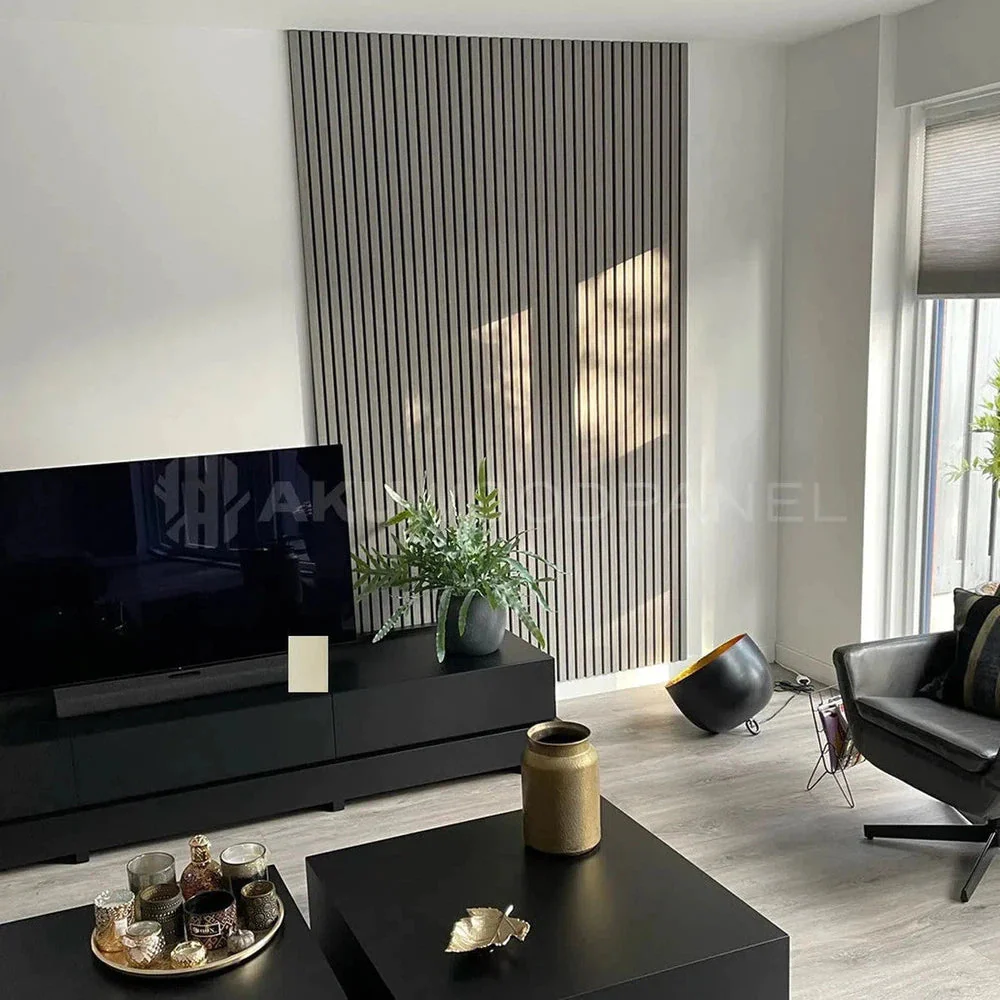 Wooden Wall Panel | Grey Walnut | Premium 3-sided Wood Veneer - Image 6